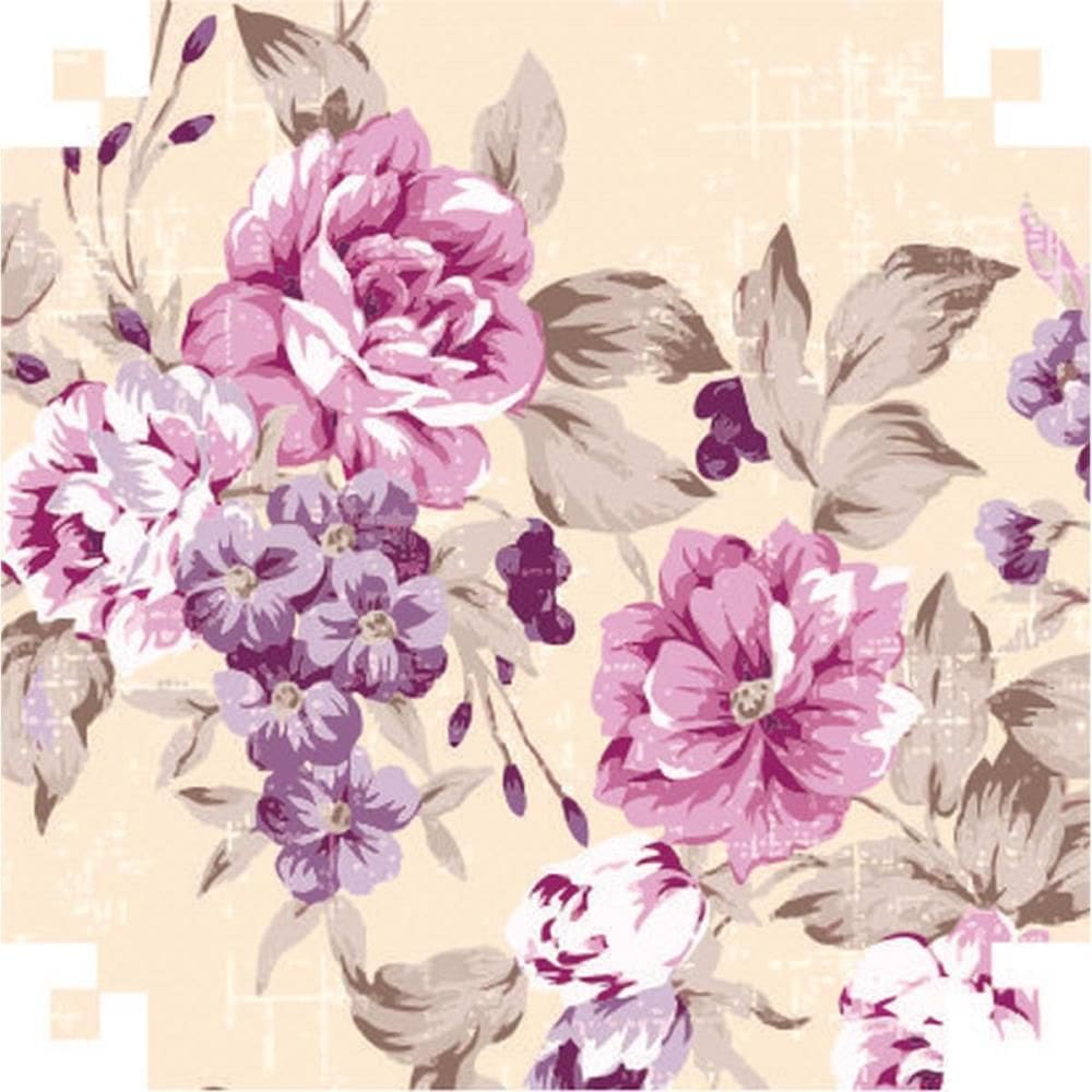 Papel Presente Bobina Couche  Floral V.M.P. 100M