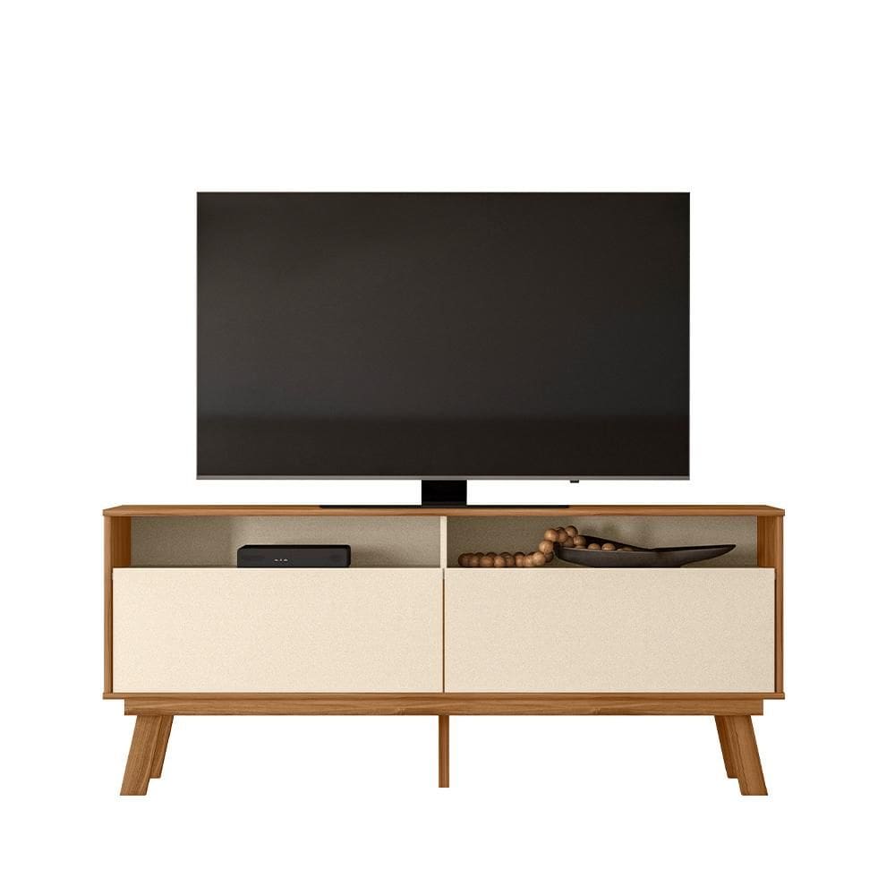 Rack Bancada Olinda 785 Amendoa/Perola Metalizado