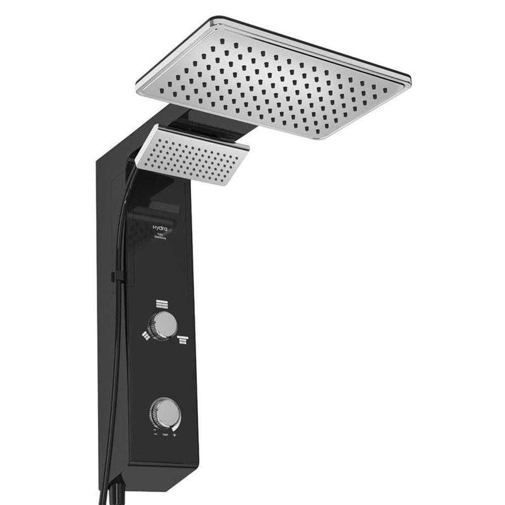 Chuveiro Hydra Falls Eletrônico Preto/Cromado 127V Dpfs.E.55