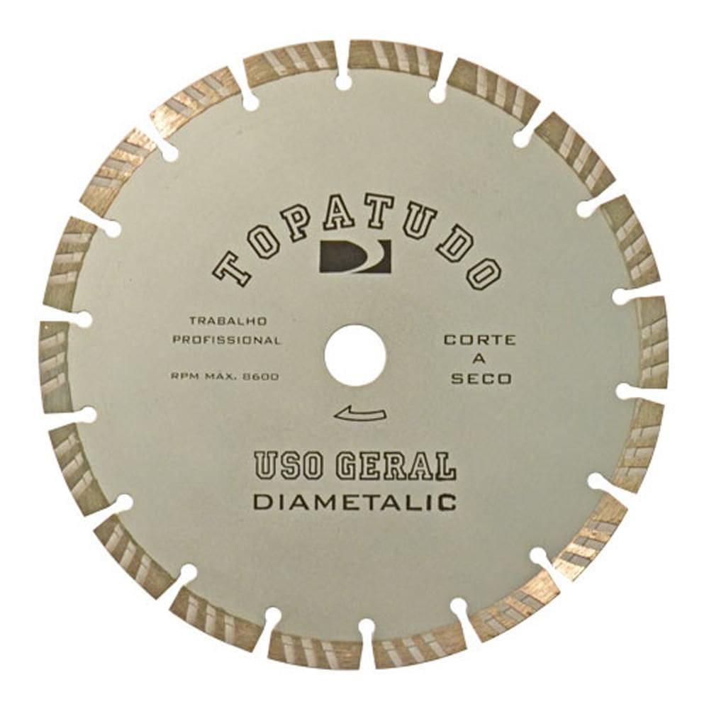 Disco Corte Diamantado Segmentado Topa Tudo 230Mm Diametalic