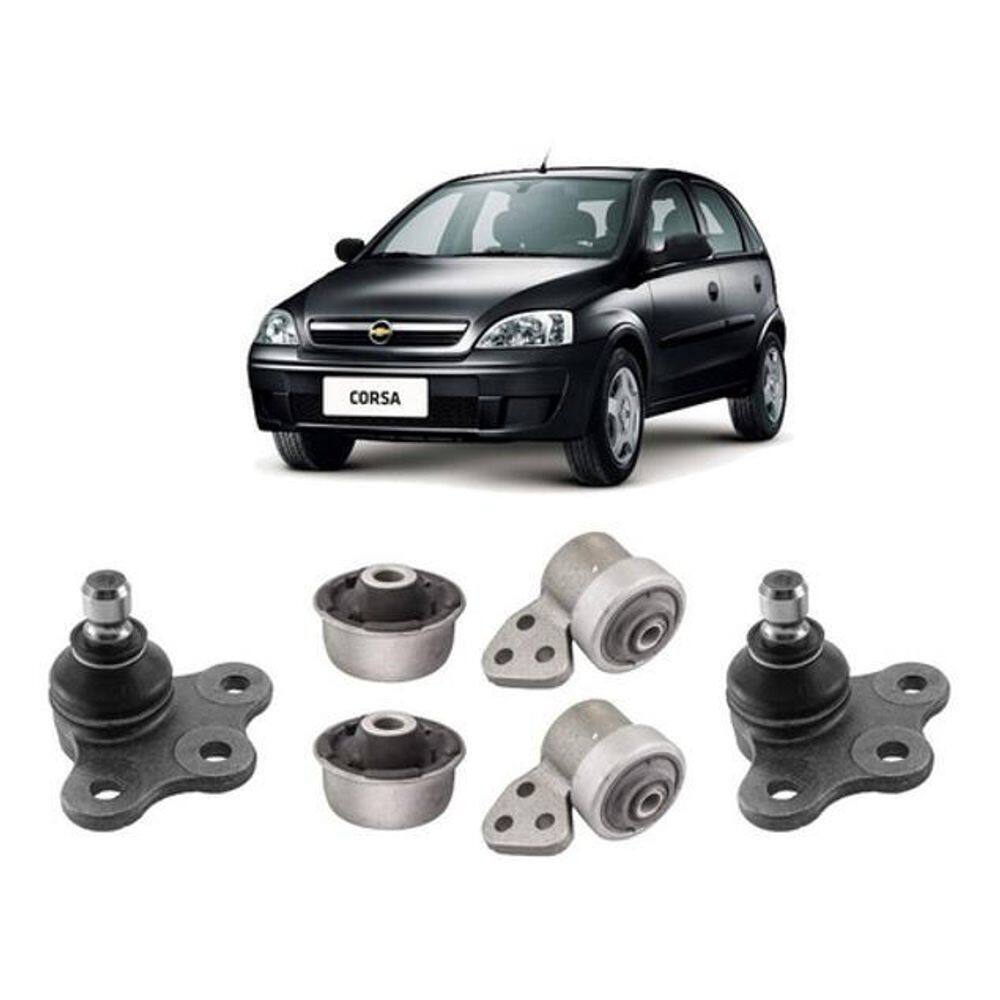 Kit Pivô Bucha Balança Leque Dianteira Corsa 2002 2003 2004