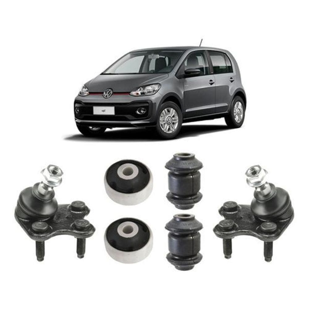 Bucha + Pivô Bandeja Suspensão Dianteira Vw Up 2014 2015 16