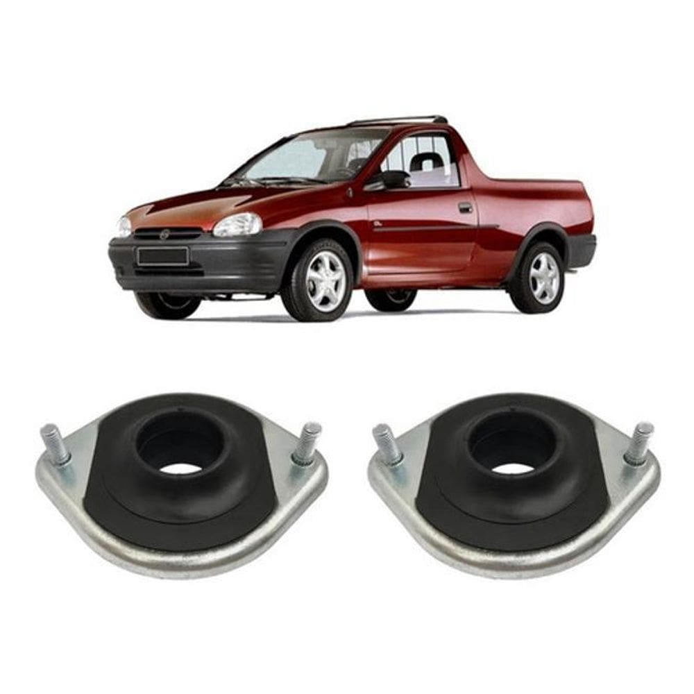 Par Batente Amortecedor Dianteiro Corsa Pick Up 1999 2000 01