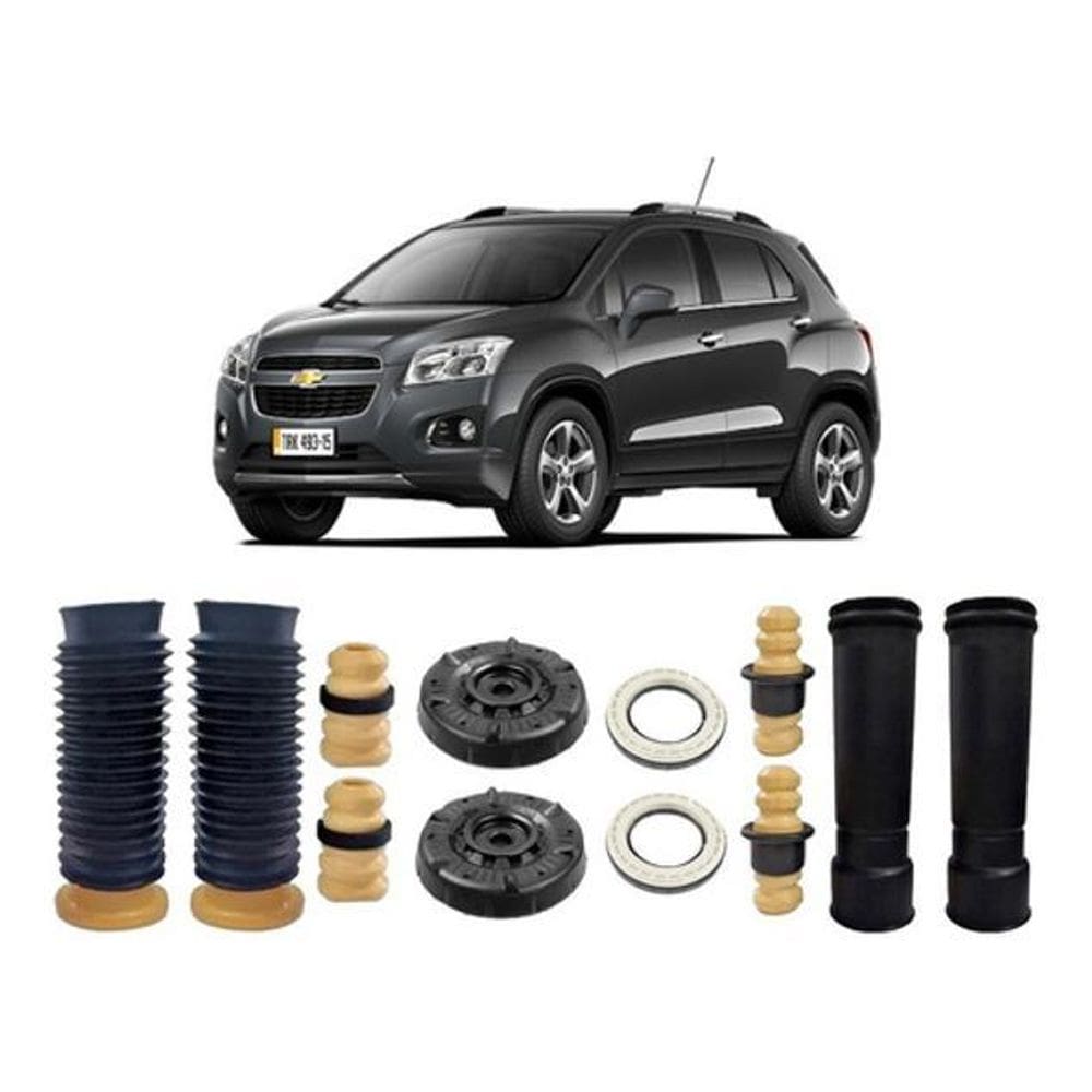 2 Coxim Dianteiro + Batente Traseiro Tracker 2017 2018 2019