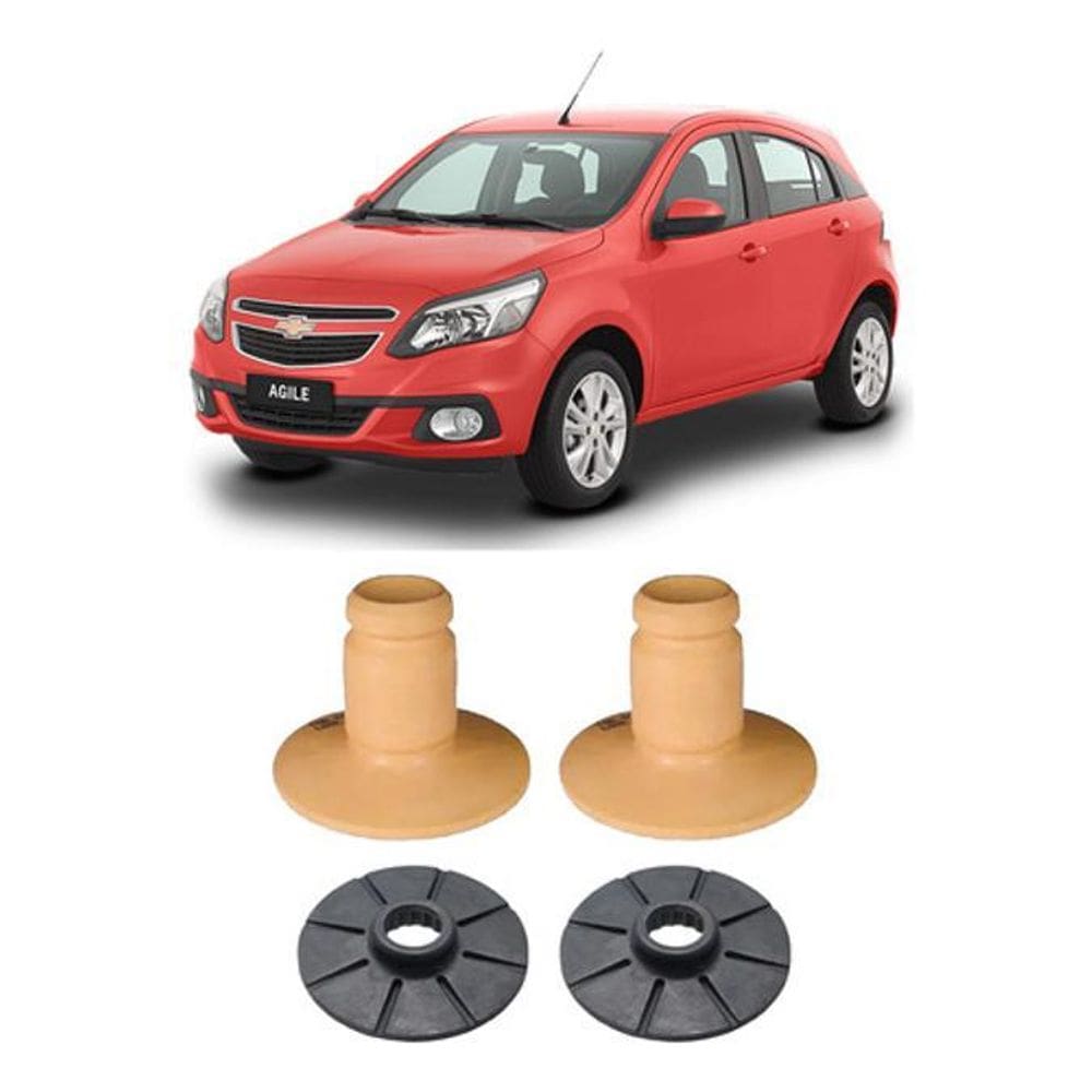 2 Kit Batente Suspensão Traseira Agile 2009 2010 2011 2012