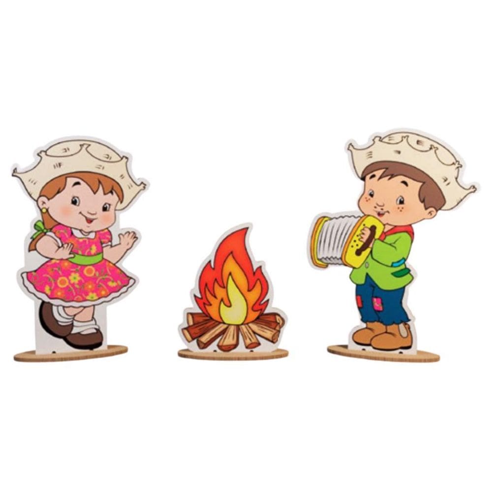 Enfeite Para Festa Junina - Casal 2 Ref.Fj0509