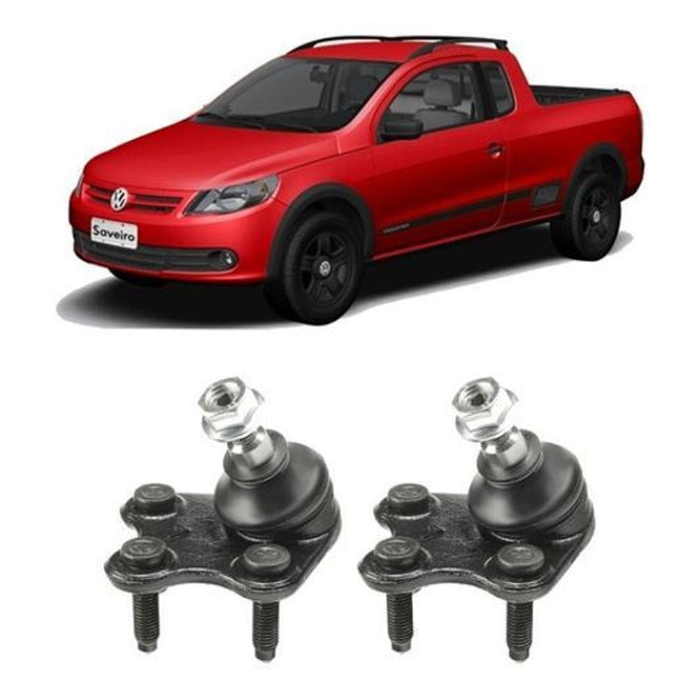 Kit 2 Pivô Inferior Bandeja Balança Dianteira Saveiro 08/19