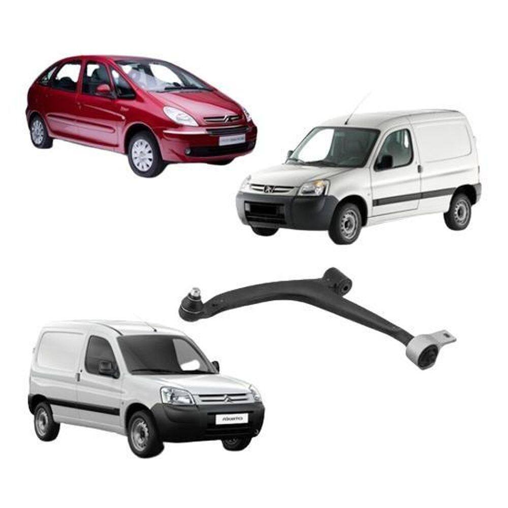 Bandeja Esquerda Com Pivô Peugeot Partner 1999 Até 2018