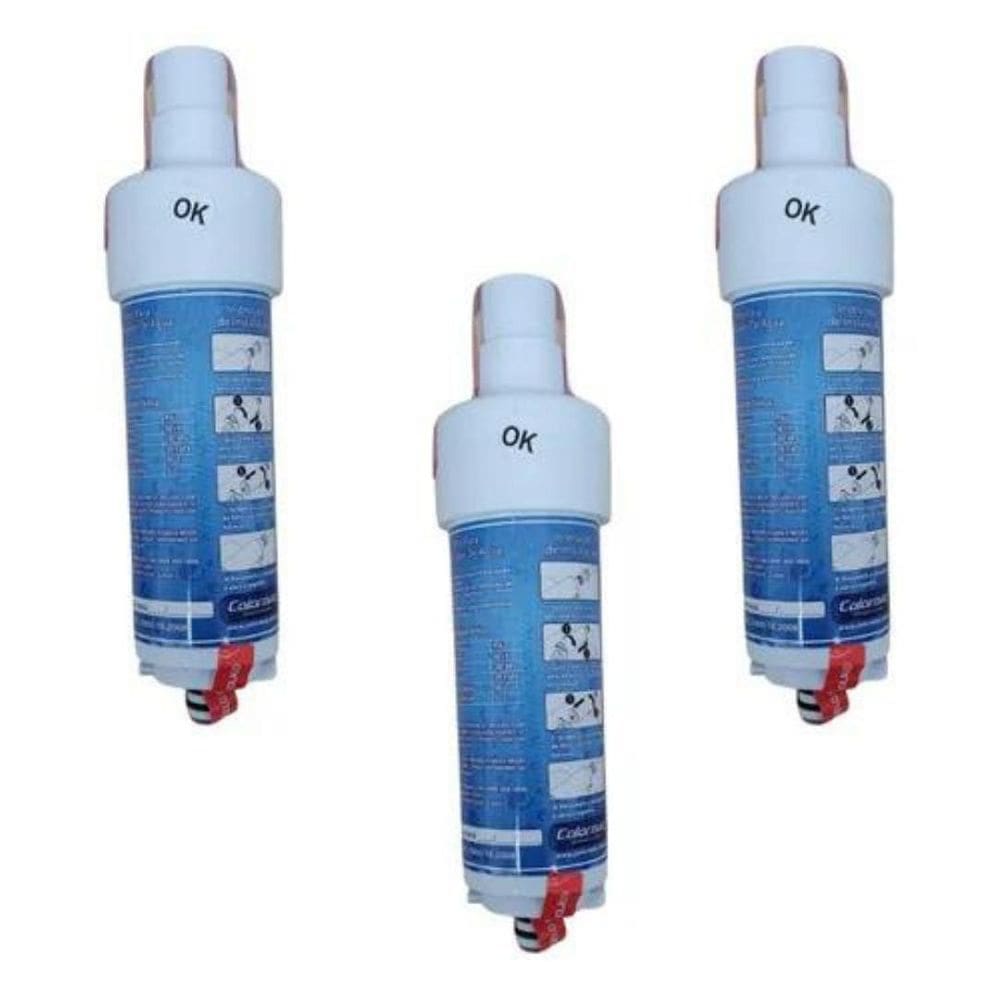 Kit 3 Filtros Refil Purificador De Água Bebedouro Colormaq