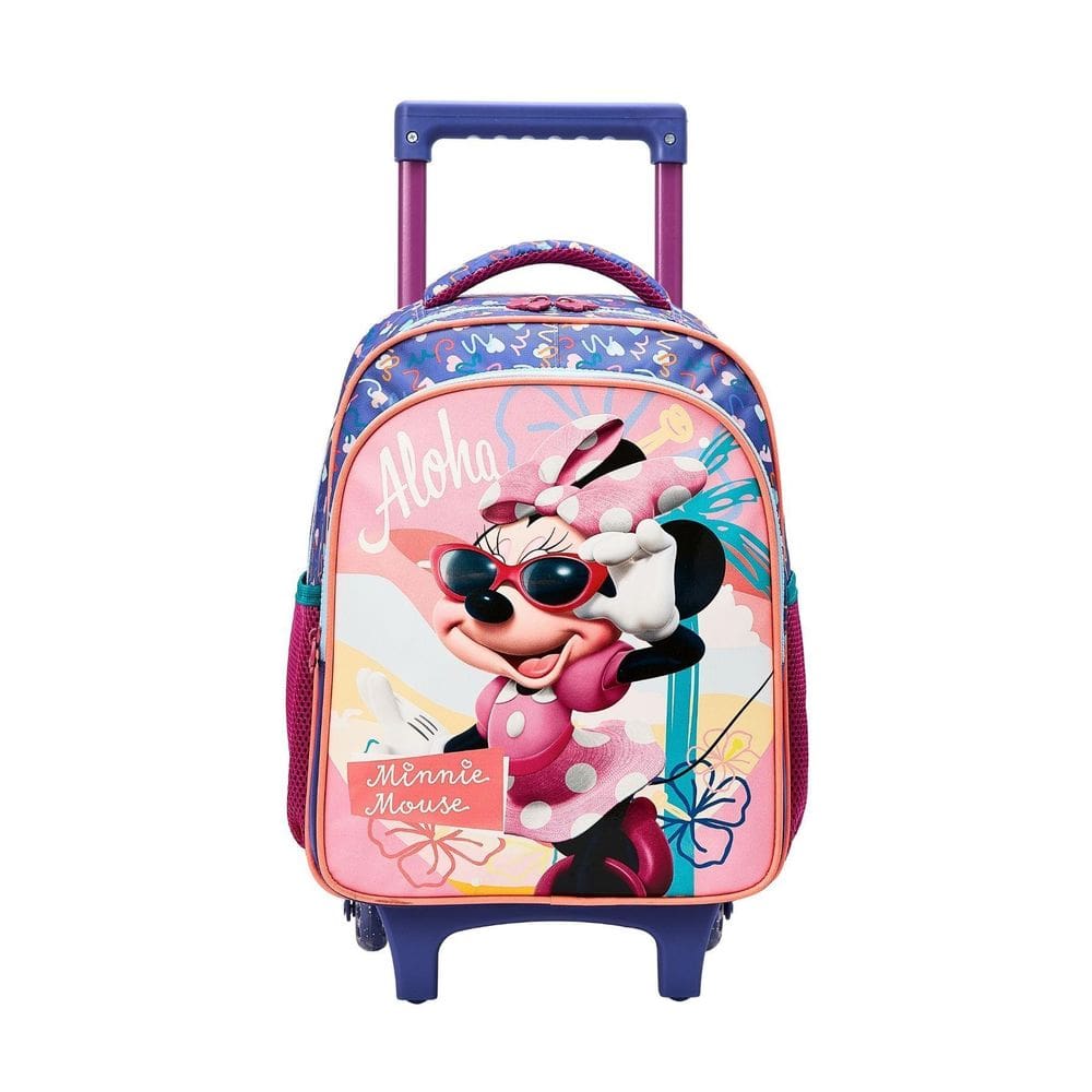 Mochila Com Rodas Escolar 14 Minnie  13231