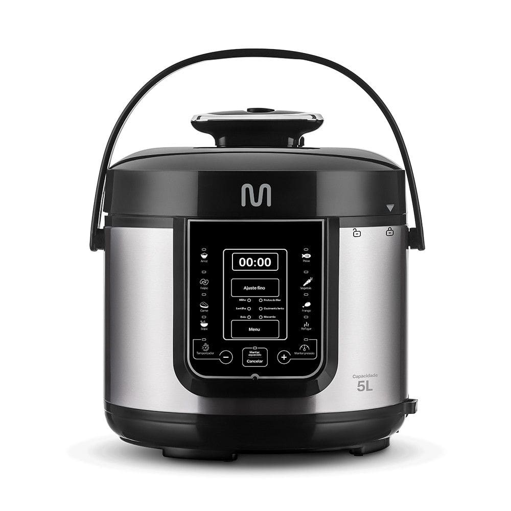 Panela de Pressão Elétrica 5L Inox Digital 900W/127V Multi - GO085