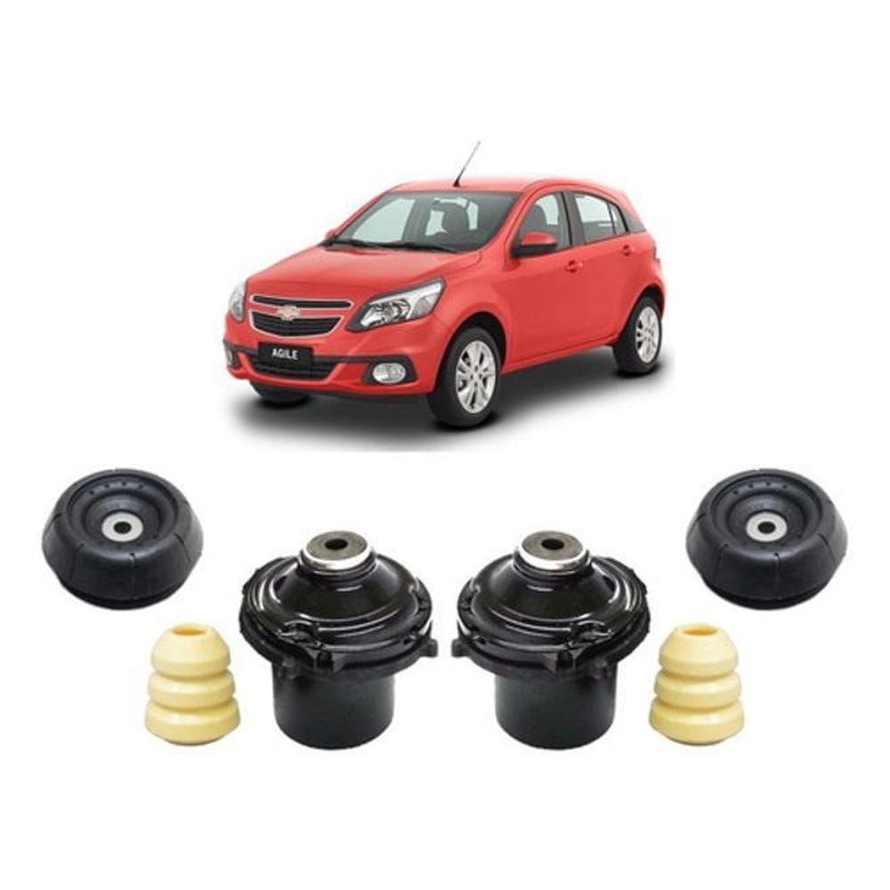 2 Kit Coxim Amortecedor Dianteiro Agile 2012 2013 2014 2015