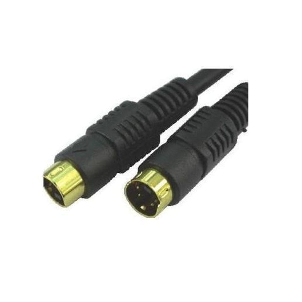 Cabo Super Vhs Gold De 10M Tblack Tb-Sv10G