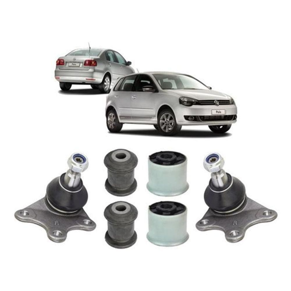 Kit Pivô Com Bucha Balança Dianteira Vw Polo 2002 2003 2004