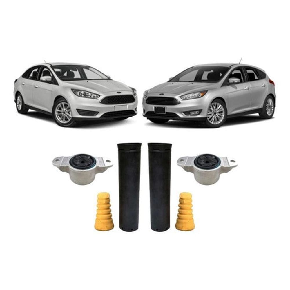 Kit Traseiro Completo Focus 2014 A 2020 Coxim Batente Coifa