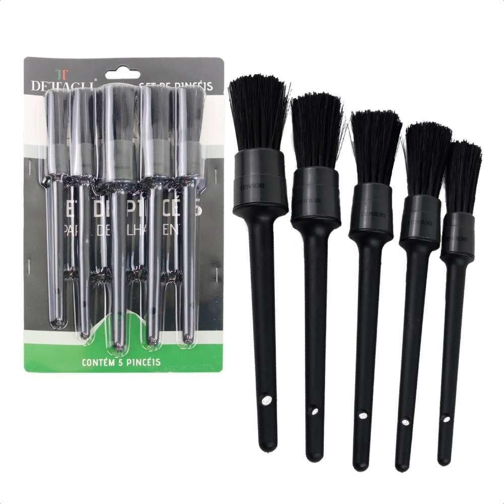 Kit Com 5 Pinceis De Detalhamento Detagli Sandet