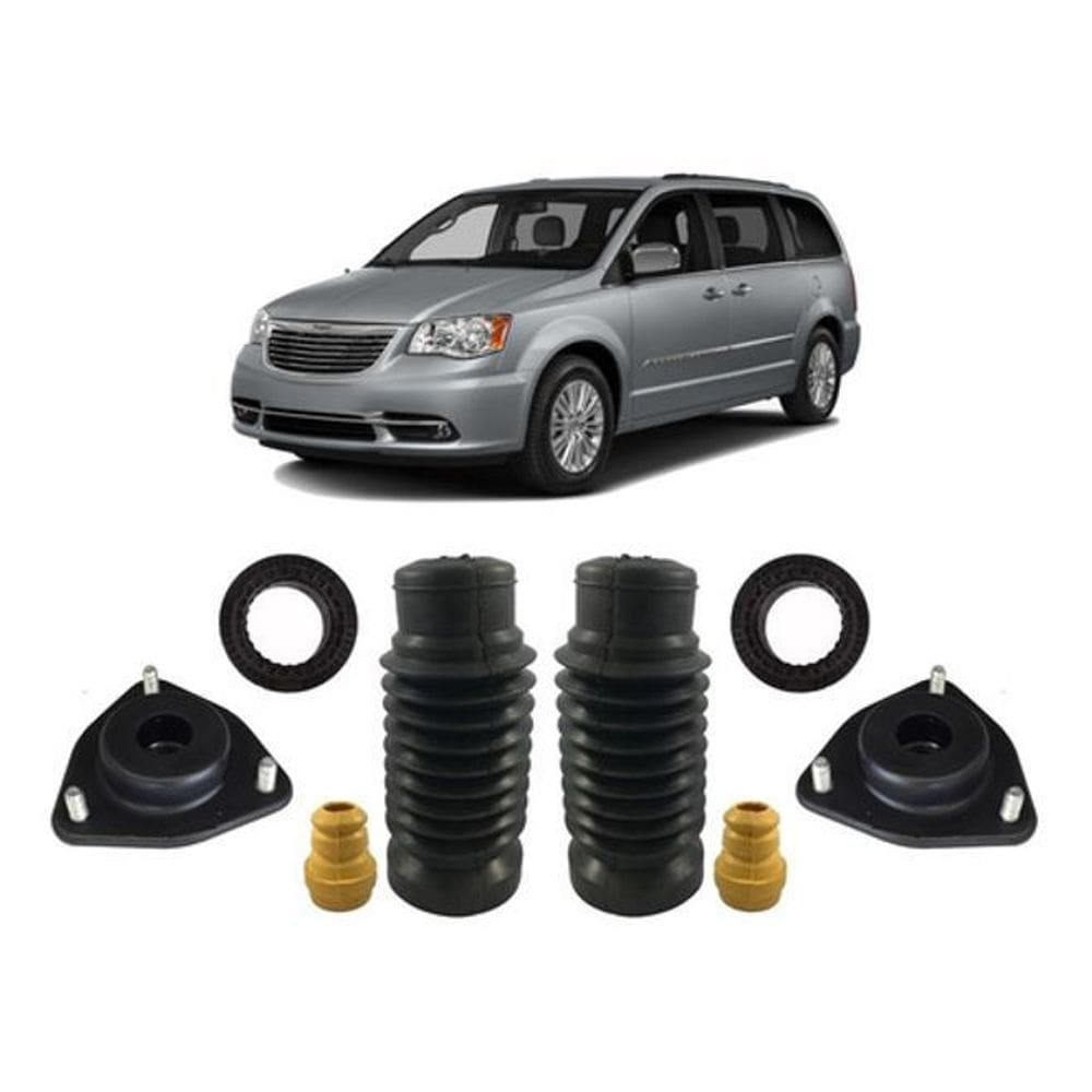 Kit 2 Batente Coxim Dianteiro Town Country 2007 2008 2009 10