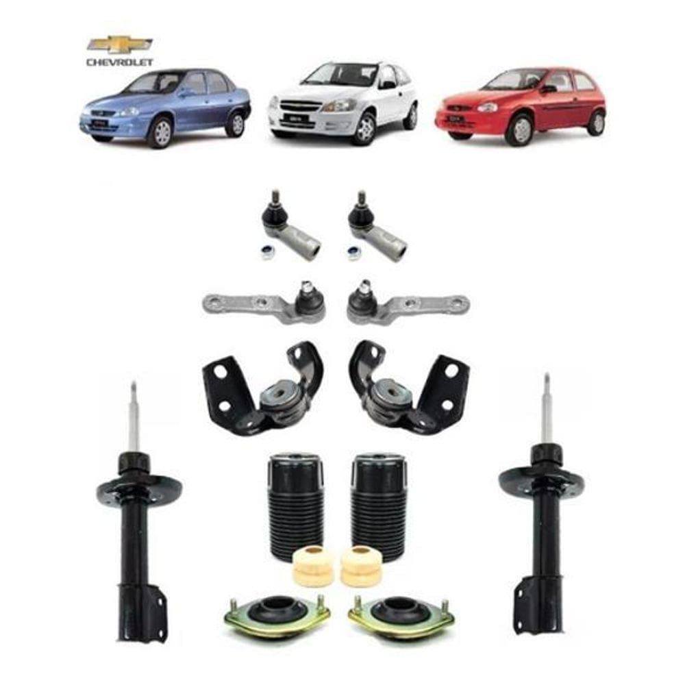 Kit Batente Amortecedor Pivo Terminal Corsa Celta Classic