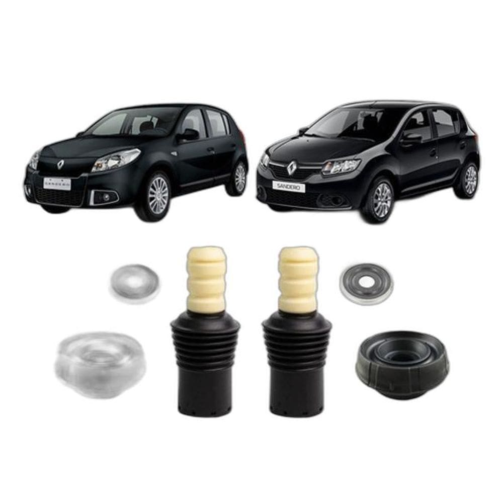 Kit Coxim Amortecedor Dianteiro Sandero 2009 2010 2011 2012