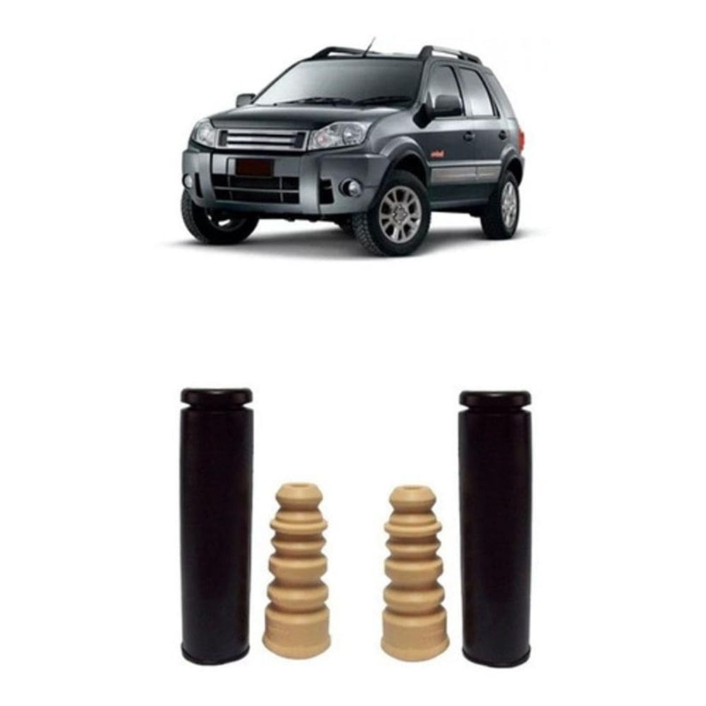 Kit Batente Coifa Do Amortecedor Traseiro Ecosport Fiesta