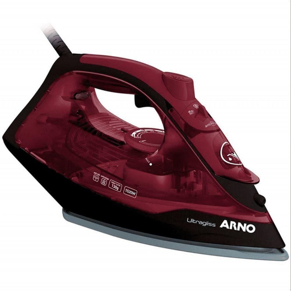 Ferro Vapor Arno Ultragliss Durilium Airglide - Fmv Vinho 220V