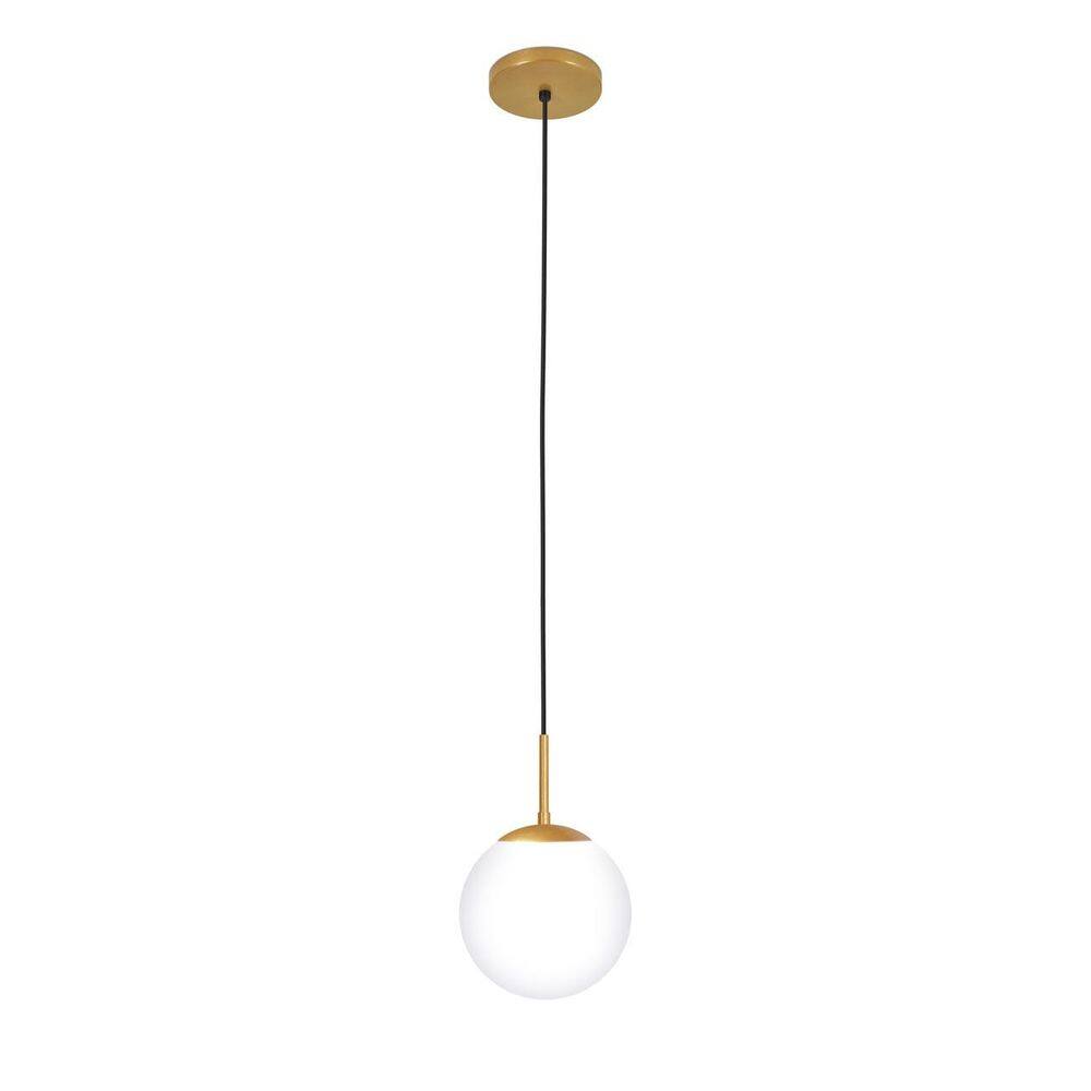 Luminária Pendente G20 Alumínio Dourado 1xE27 150cm