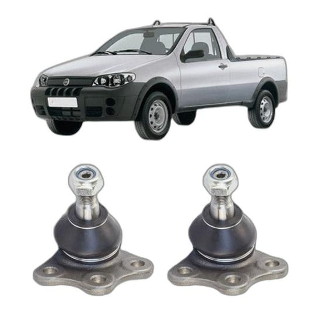 Par Pivô Inferior Da Suspensão Dianteira Strada 2001 2002 03