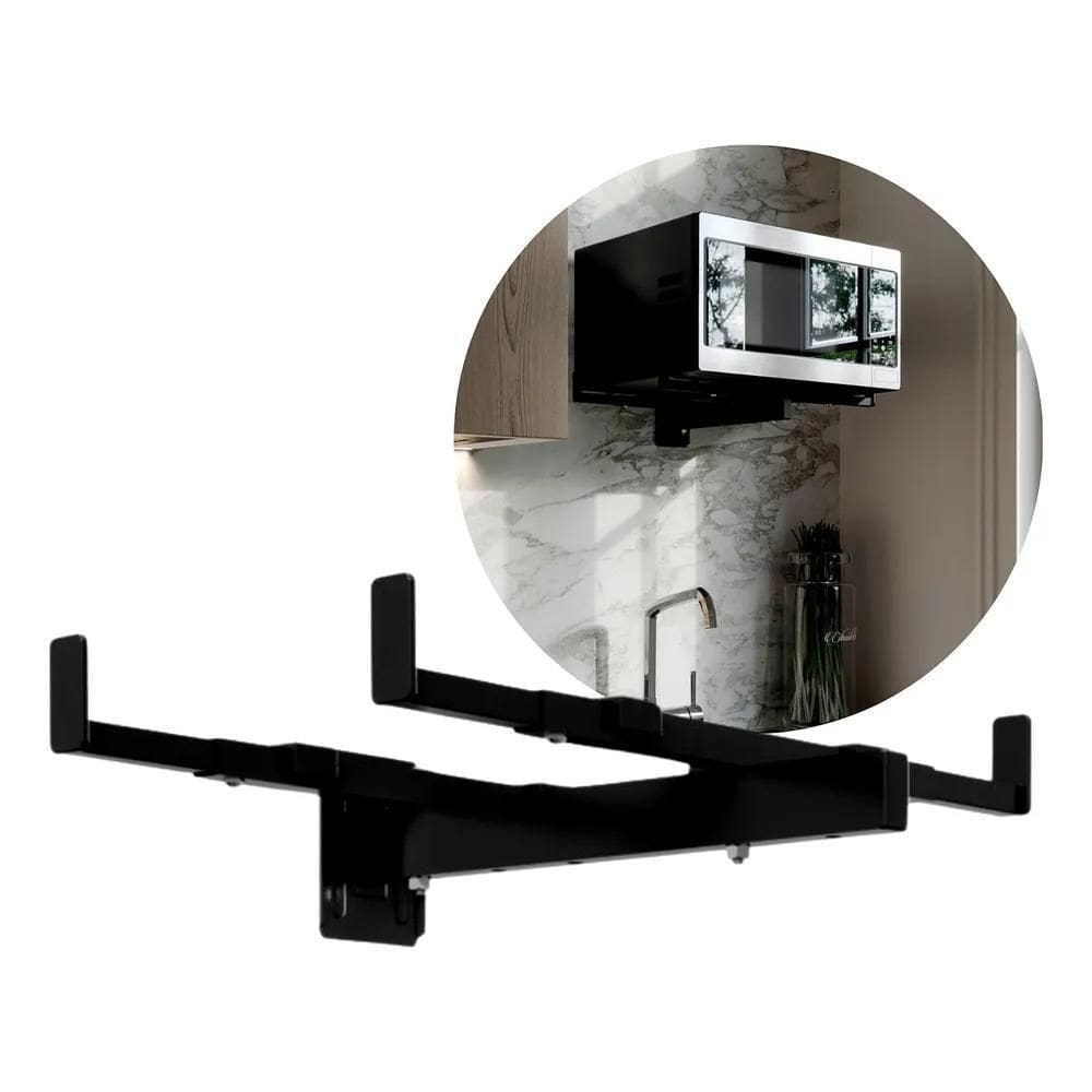 10X Suporte Microondas E Forno Eletrico Parede Aço Carbono