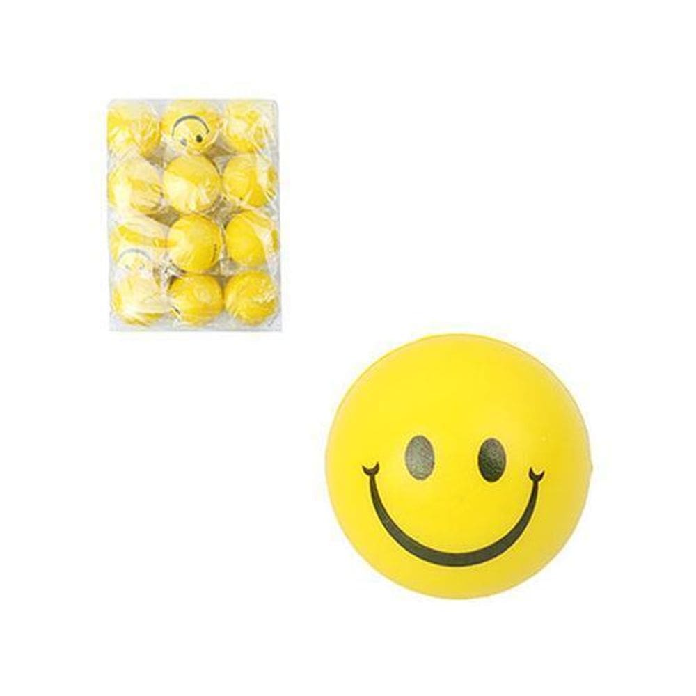 Bola / Bolinha Macia Fisio Emoticons 6,3Cm De