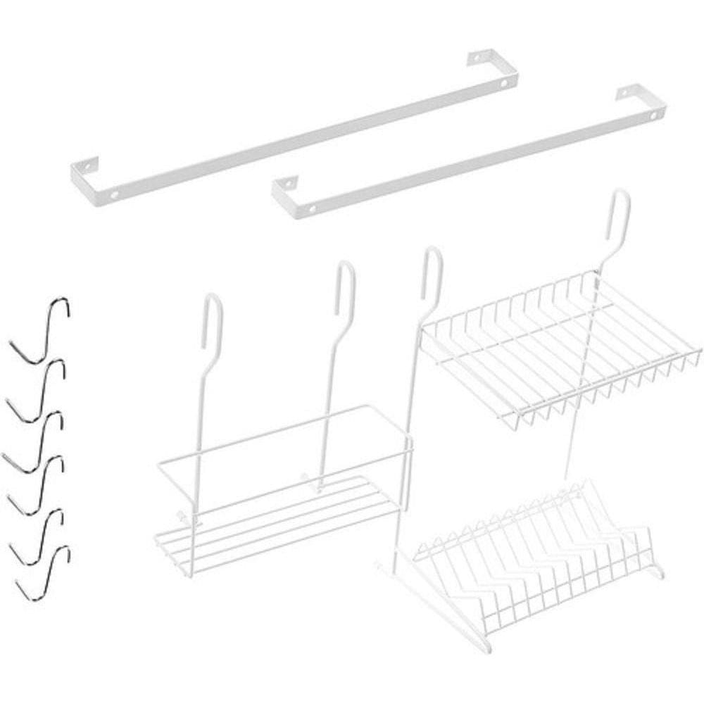 Cozinha Suspensa 10 Pçs Kit02 Unic Branco S Definicao