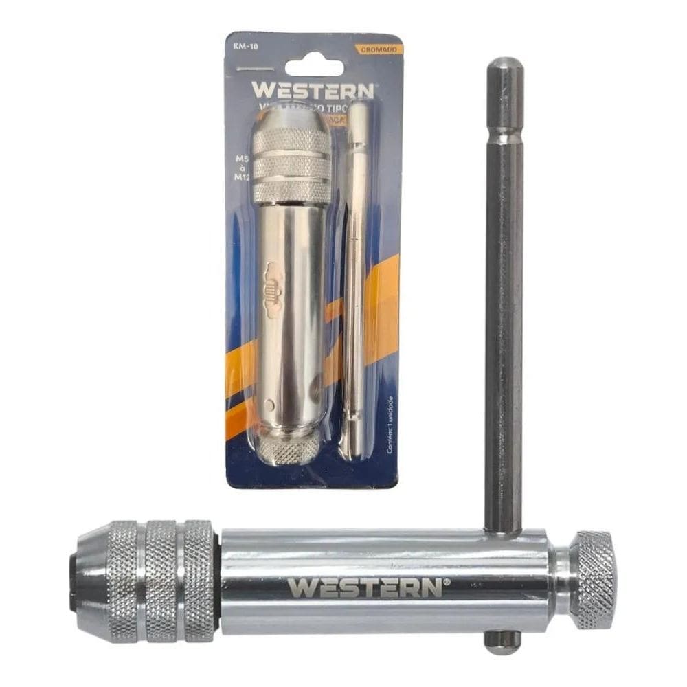 10X Vira Macho Tipo T Com Catraca M5 A M12 Western