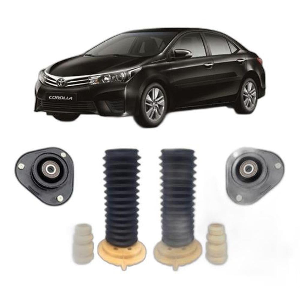 Par Kit Coxim Amortecedor Dianteiro Corolla 2017 2018 2019