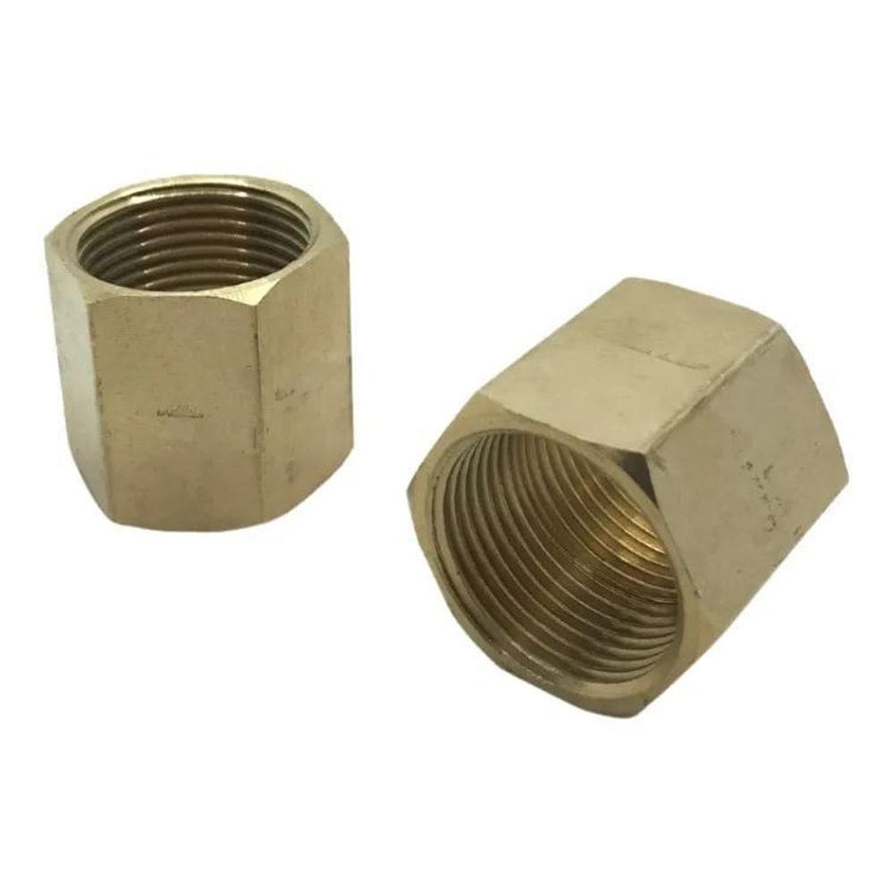 10X 2 Conexão Emenda Em Latão Luva Fêmea Rosca 1/4 Bsp Kit