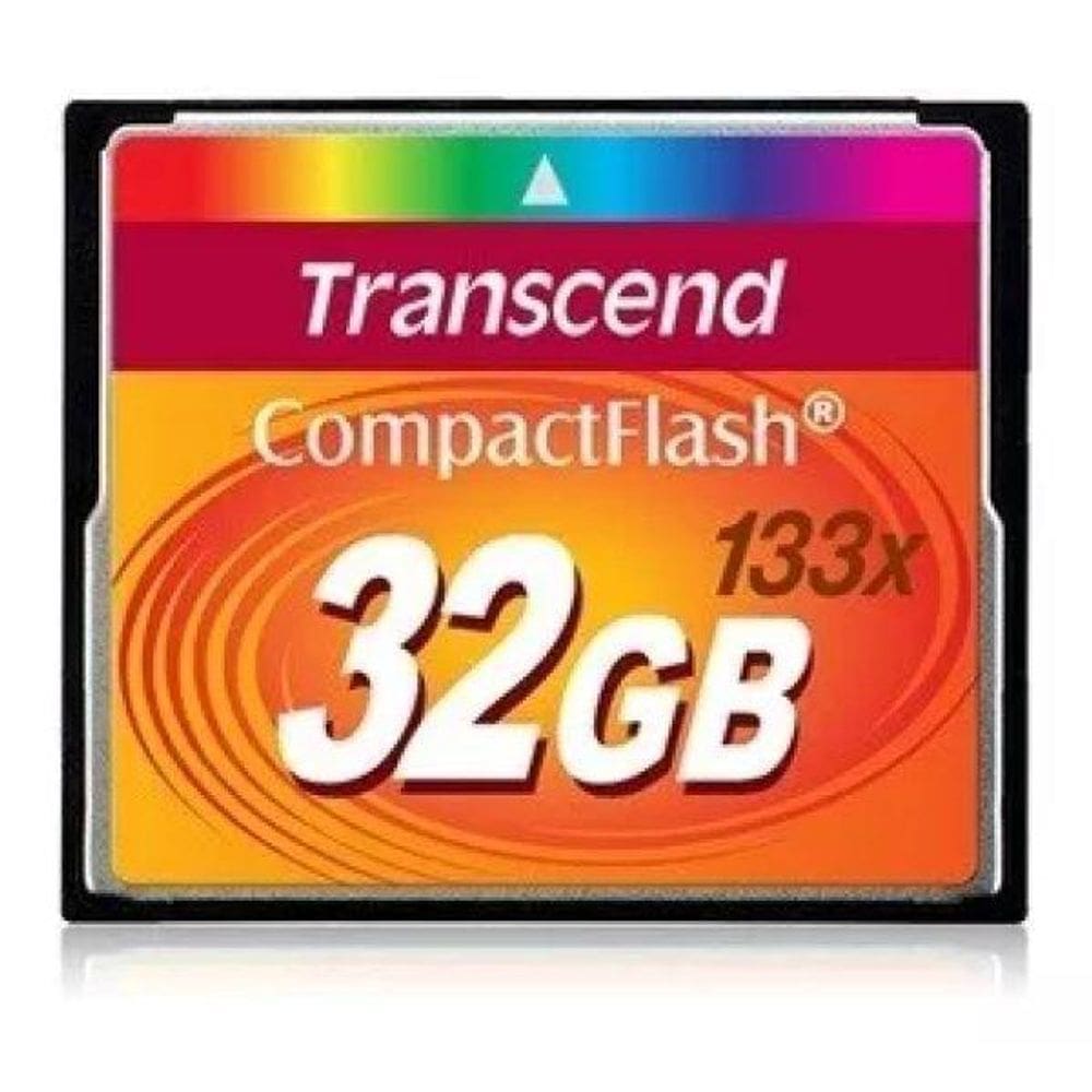 Cartão De Memória Compactflash 133X Transcend Cf 133X 32Gb