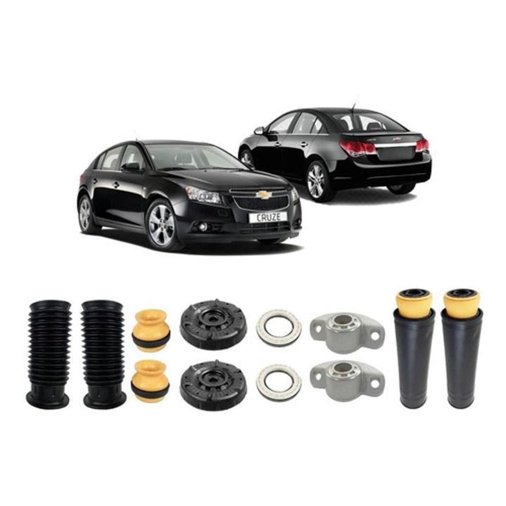 Kit Batente Suspensão Dianteira Traseira Cruze 2014 2015 16