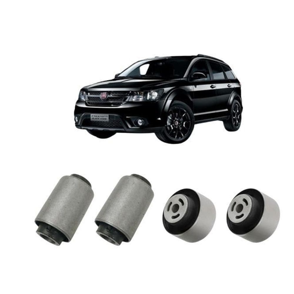 Kit 4 Bucha Da Bandeja Dianteira Freemont 2015 2016 2017