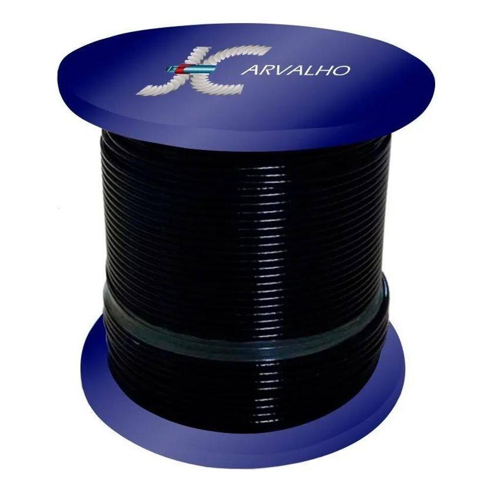 10X 100 Metros Cabo Aço 1/8 Revestido Em Nylon Para Academia 6X