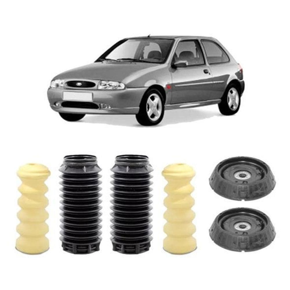 2 Kit Do Amortecedor Traseiro Ford Fiesta 1996 1997 1998 99