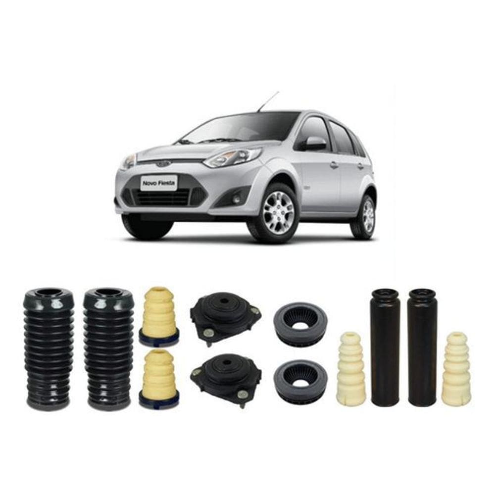 4 Kit Do Amortecedor Dianteiro Traseiro Fiesta 2006 2007 08