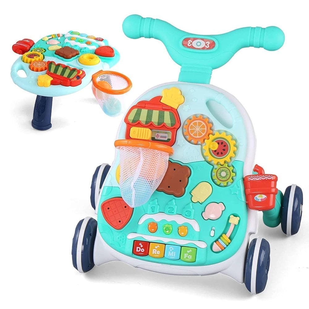 Andador Didatico De Empurrar Infantil 2 Em 1 - Baby Style