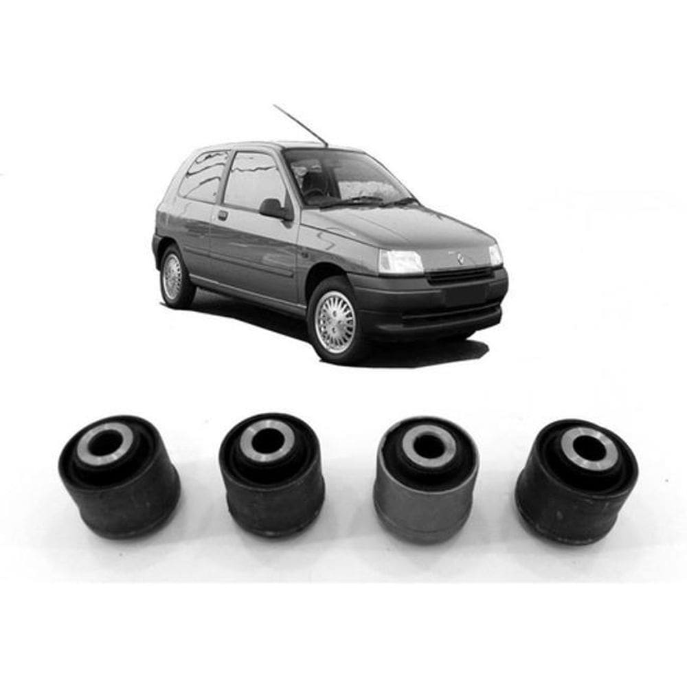 Buchas Bandeja Dianteira Clio Ate 1998 Kit 4 Buchas