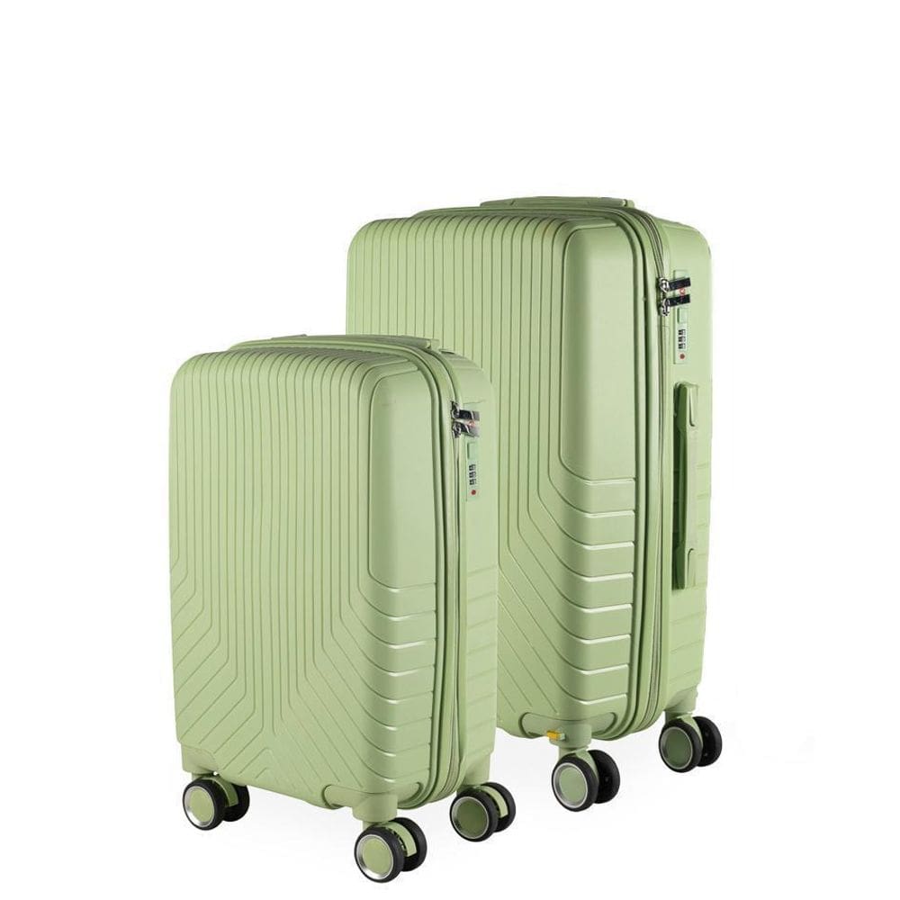 Conjunto Malas P E M Polipropileno Inquebrável Verde