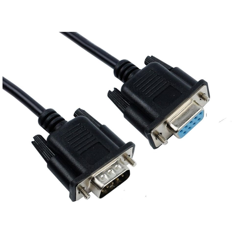 Cabo Adaptador Rs232 Femea X Macho Db9 9 Pinos 1,5M