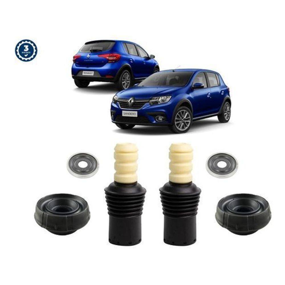2 Kit Coxim Amortecedor Dianteiro Sandero 2009 2010 2011 12