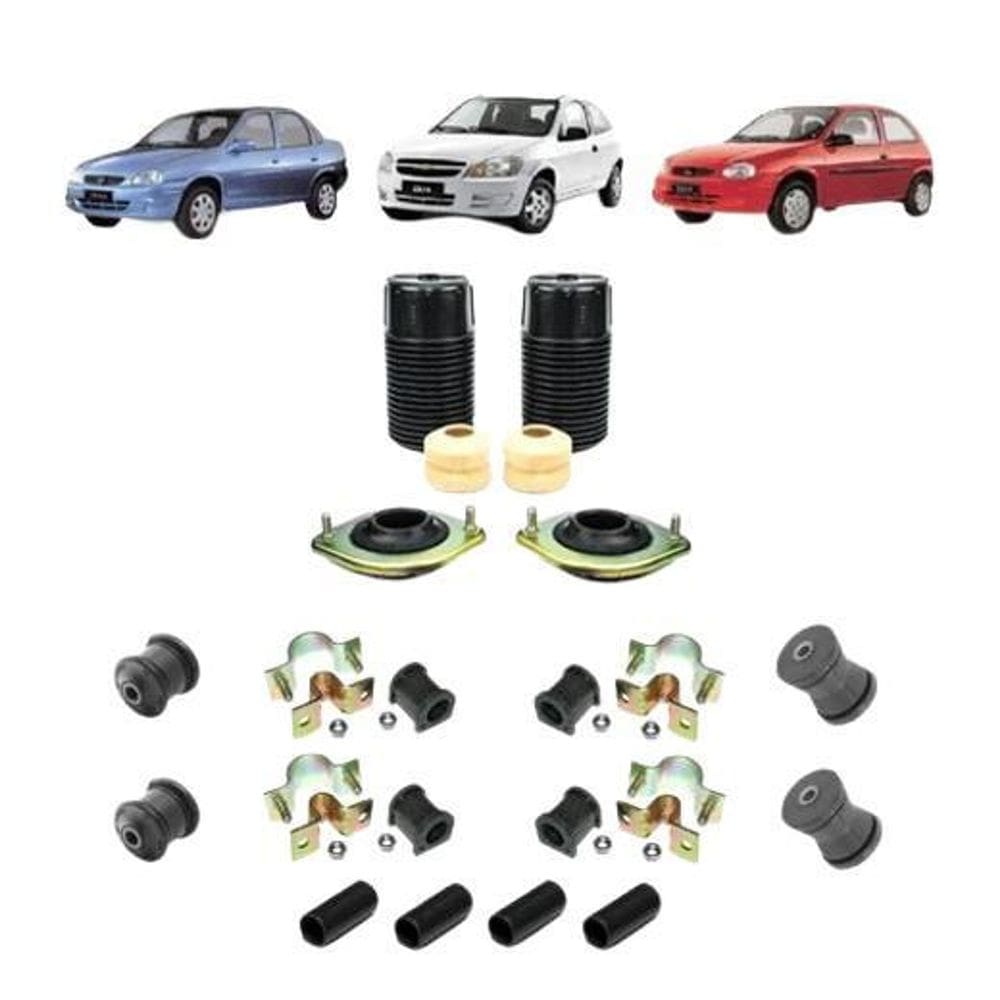Kit Amortecedor Kit Barra Bucha Bandeja Corsa Celta Classic