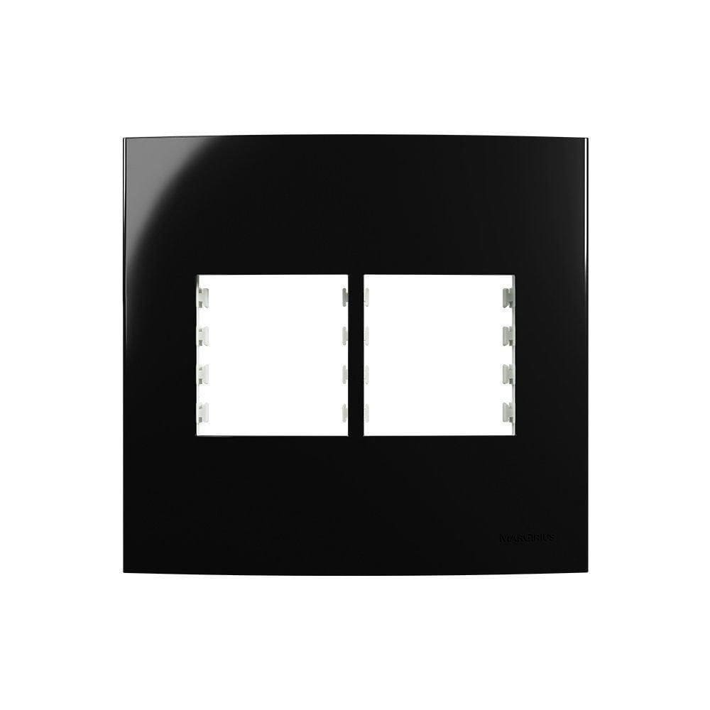 Placa Com Suporte Margirius Sleek 4X4 P4 Módulos Horizontais