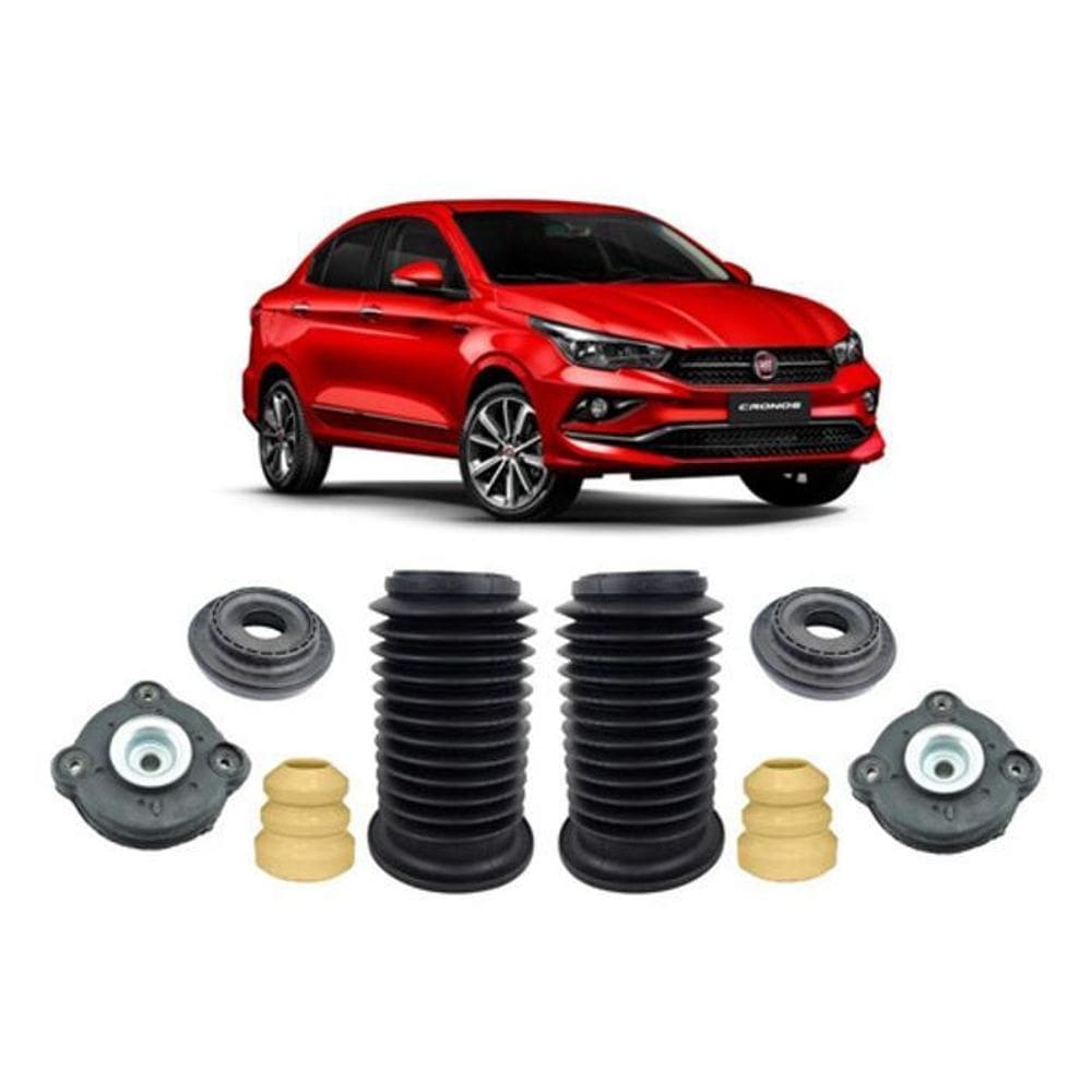 Kit Batente Amortecedor Dianteiro Fiat Cronos 2018 2019 20