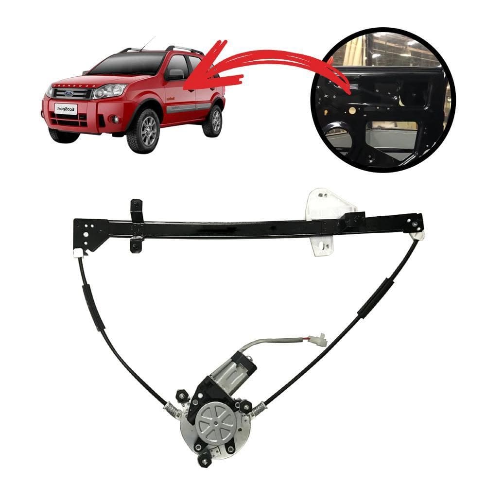 Máquina De Vidro Elétrica 4P Diant Esquerda C/Motor Ecosport