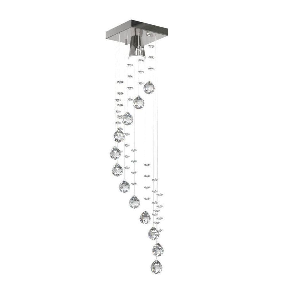 Lustre Sobrepor De Cristal Espiral Lavabo Feng Shui