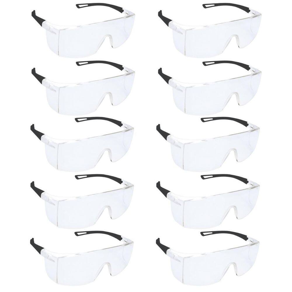Óculos De Segurança Proteção Incolor Evolution Pro Kit 50 Un